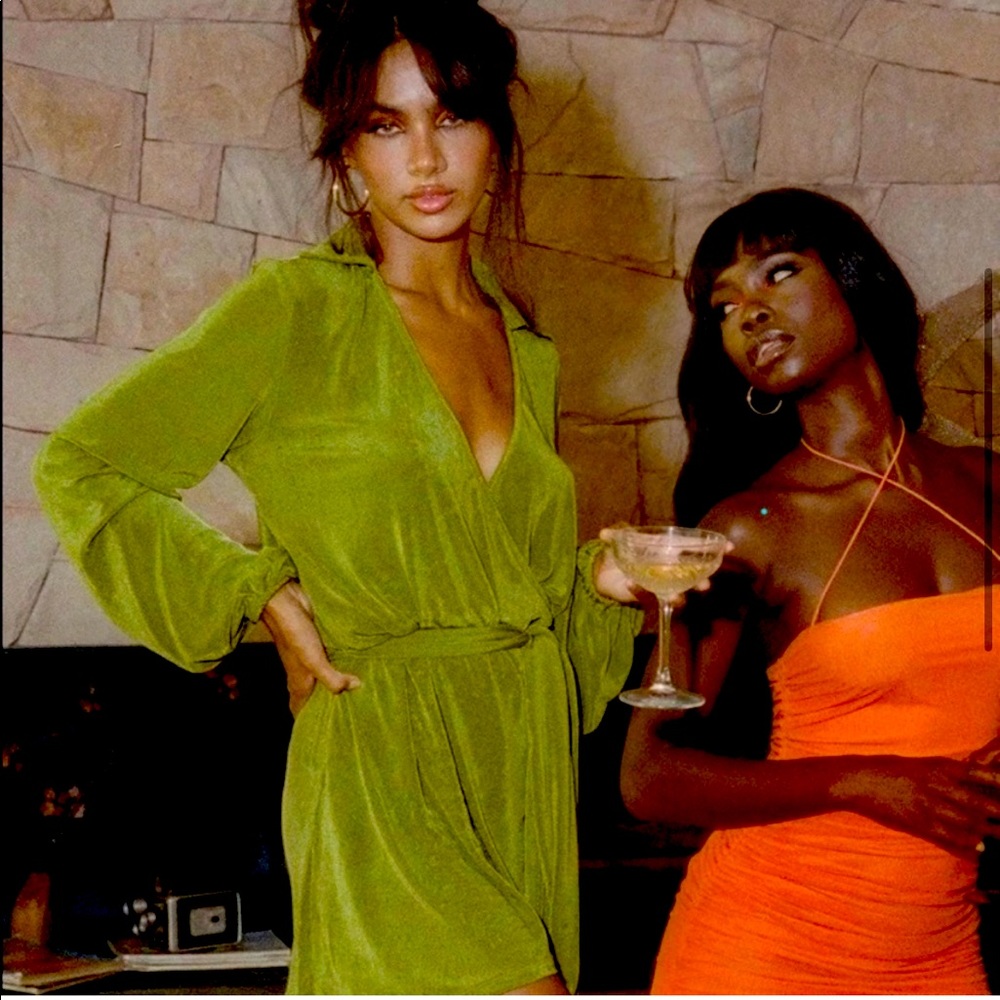 Princess Polly Party Time Mini Dress in Green - Picture 4 of 6